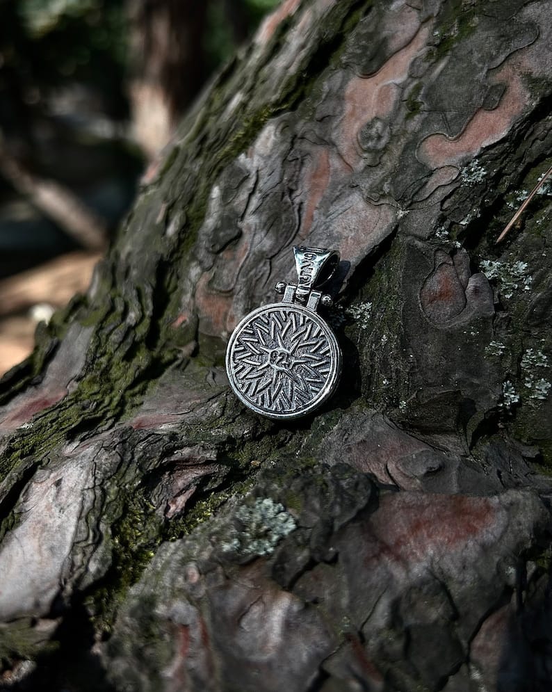 Hazrat Ali Zulfiqar Necklace 925 Sterling Silver Spinning Zulfiqar Necklace Crossed Zulfiqar Necklace Shia Necklace Gift