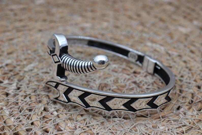 Men Silver Zulfiqar Bracelet, Silver Sword Bracelet, Hz. Ali's Zulfiqar Bracelet , Silver Sword Ring & Bracelet Set, 925k Silver Bracelet